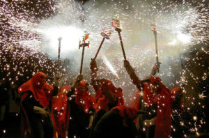 Défilé correfoc Mercé Barcelone